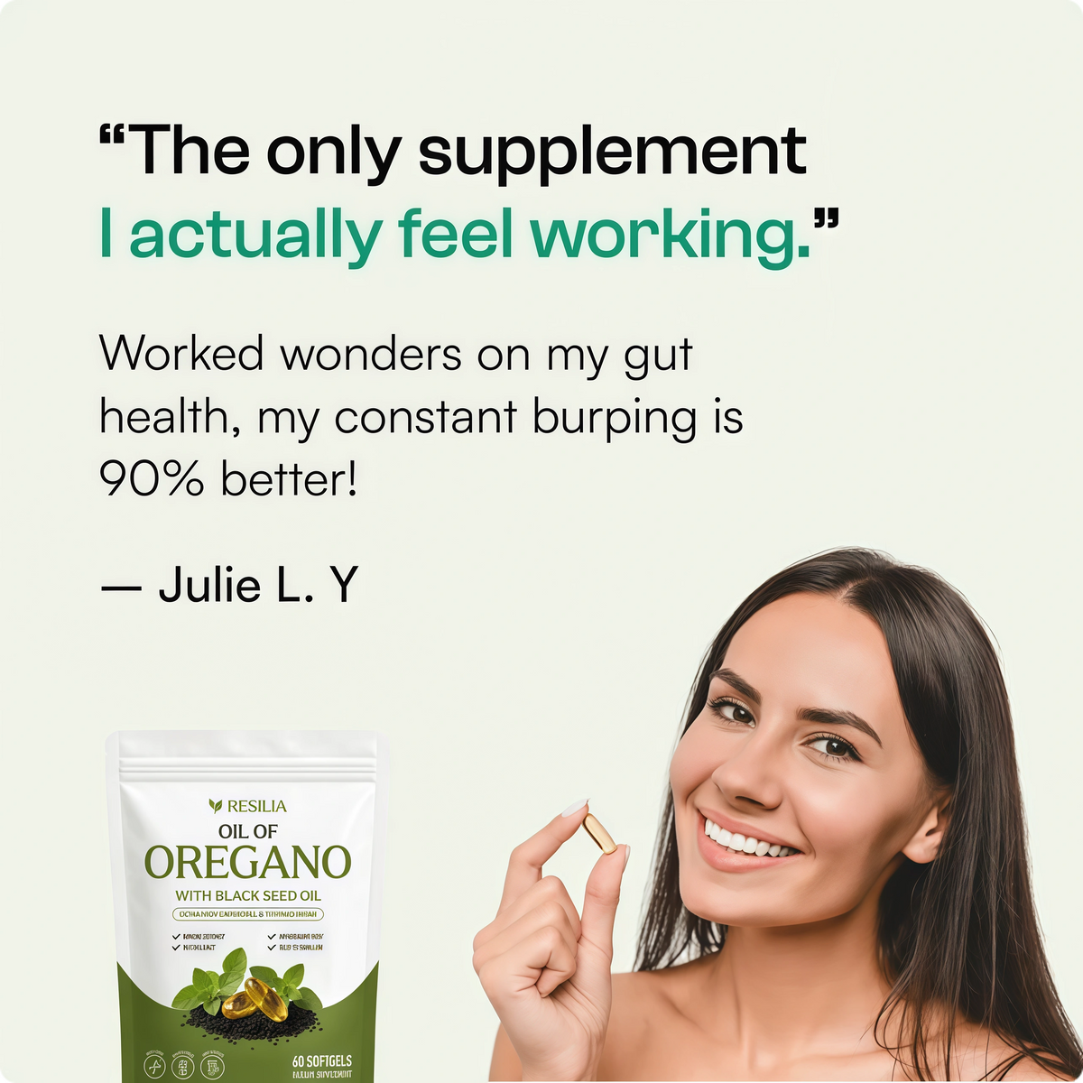 Resilia® Oil Of Oregano Softgels