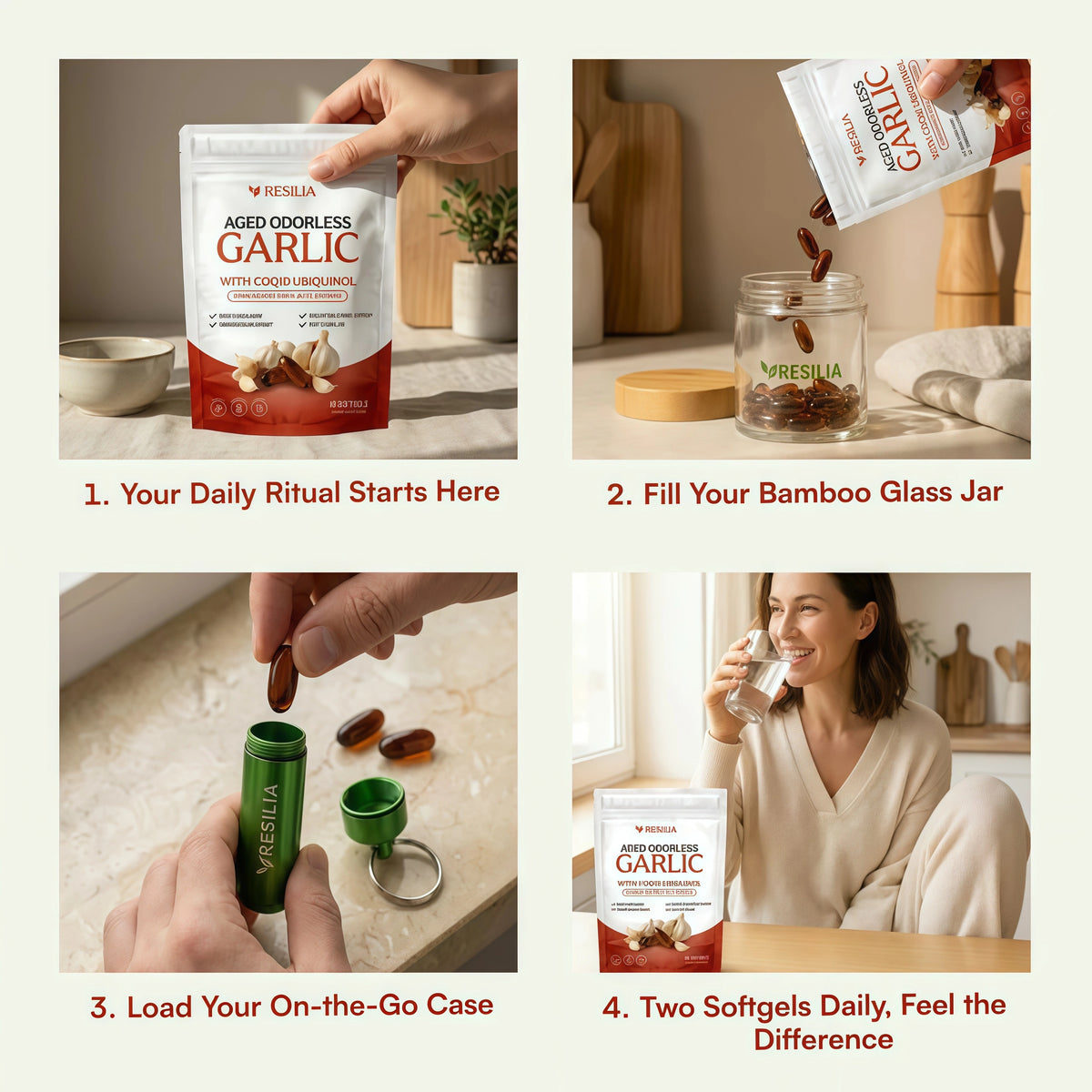 Resilia® Aged Odorless Garlic