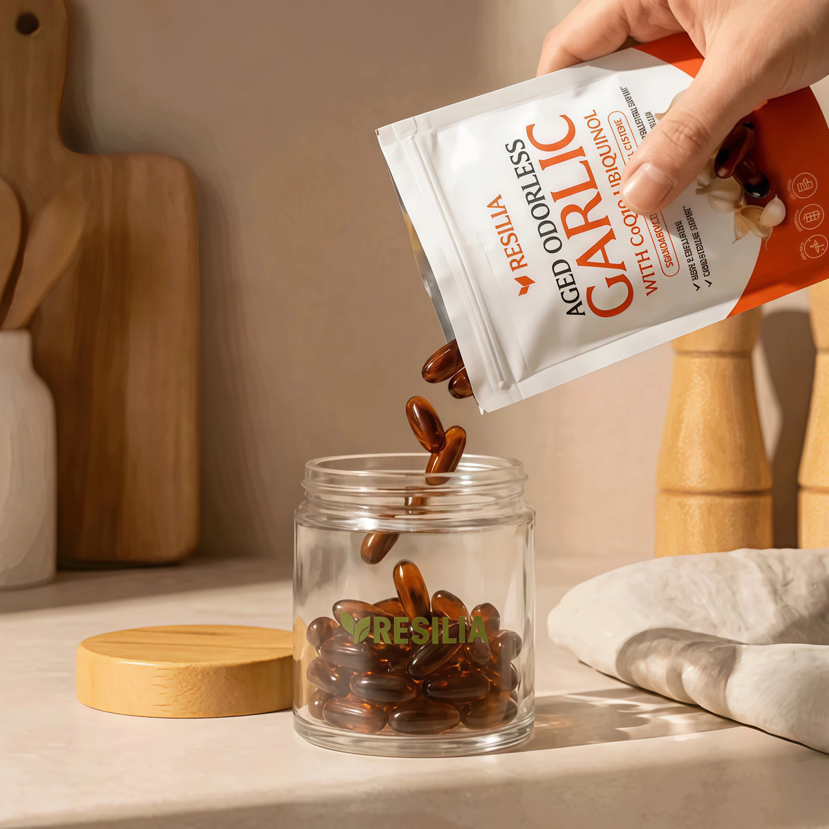 Resilia® Aged Odorless Garlic